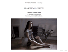 Tablet Screenshot of francescaprudente.com
